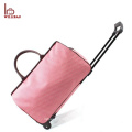 Waterproof Polyester Vintage Trolley Travel Duffle Bag